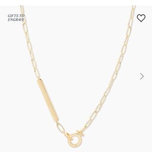 Gorjana bespoke Parker plate necklace